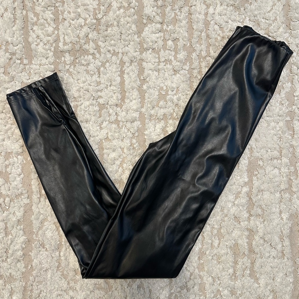 Windsor Faux Leather Pants - Size Small